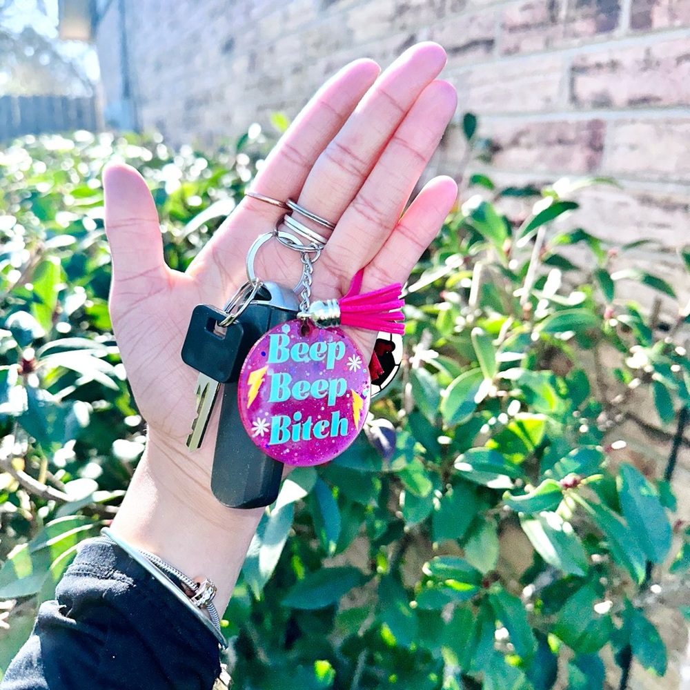 Keychain (Handmade) 5 color choice to pick from
